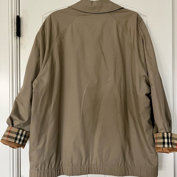 Authentic Men’s Burberry Zip Up Jacket/ Lightweight Coat size 48 (XXL) - Picture 3 of 12